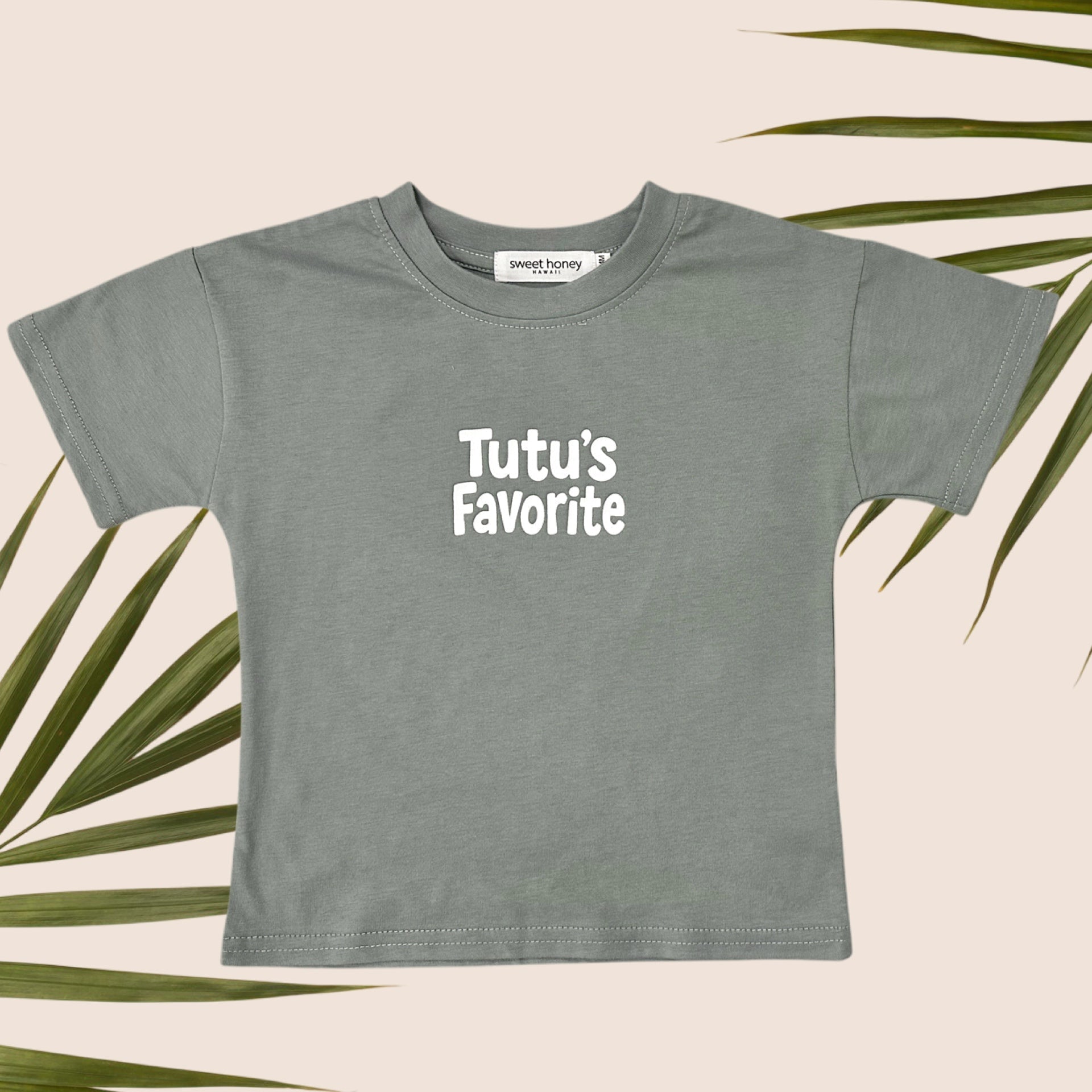 Tutu's Favorite Teal Tee - Sweet Sweet Honey Hawaii