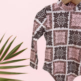 Wild Blossom Long Sleeve Swimsuit - Sweet Sweet Honey Hawaii