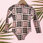 Wild Blossom Long Sleeve Swimsuit - Sweet Sweet Honey Hawaii