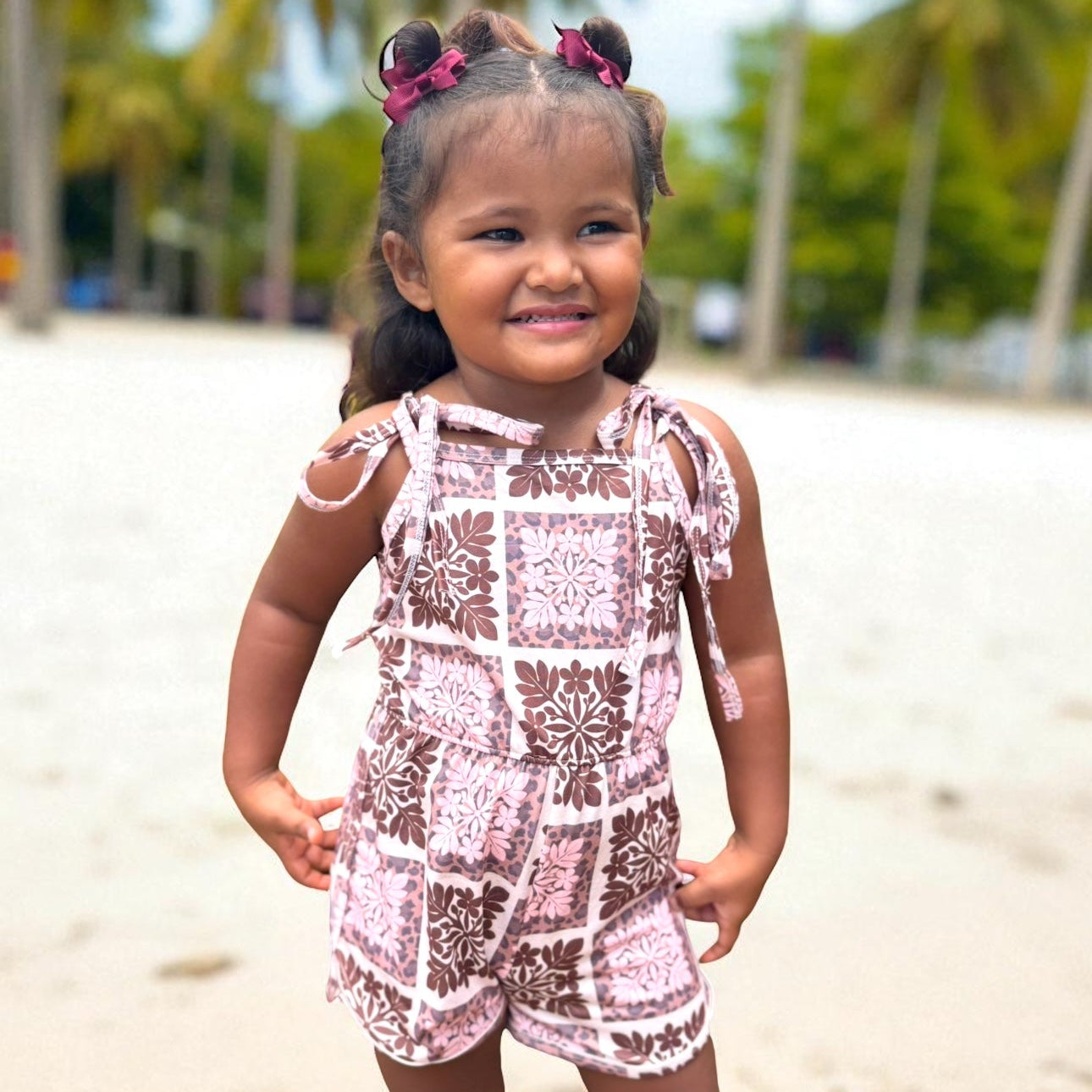 Wild Blossoms | Haleiwa Romper - Sweet Sweet Honey Hawaii