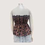 Women's Black/Brown Lei Ka'a Tube Top - Sweet Sweet Honey Hawaii