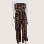 Women's Black/Brown Lei Taylor Jumpsuit - Sweet Sweet Honey Hawaii