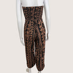 Women's Black/Brown Lei Taylor Jumpsuit - Sweet Sweet Honey Hawaii