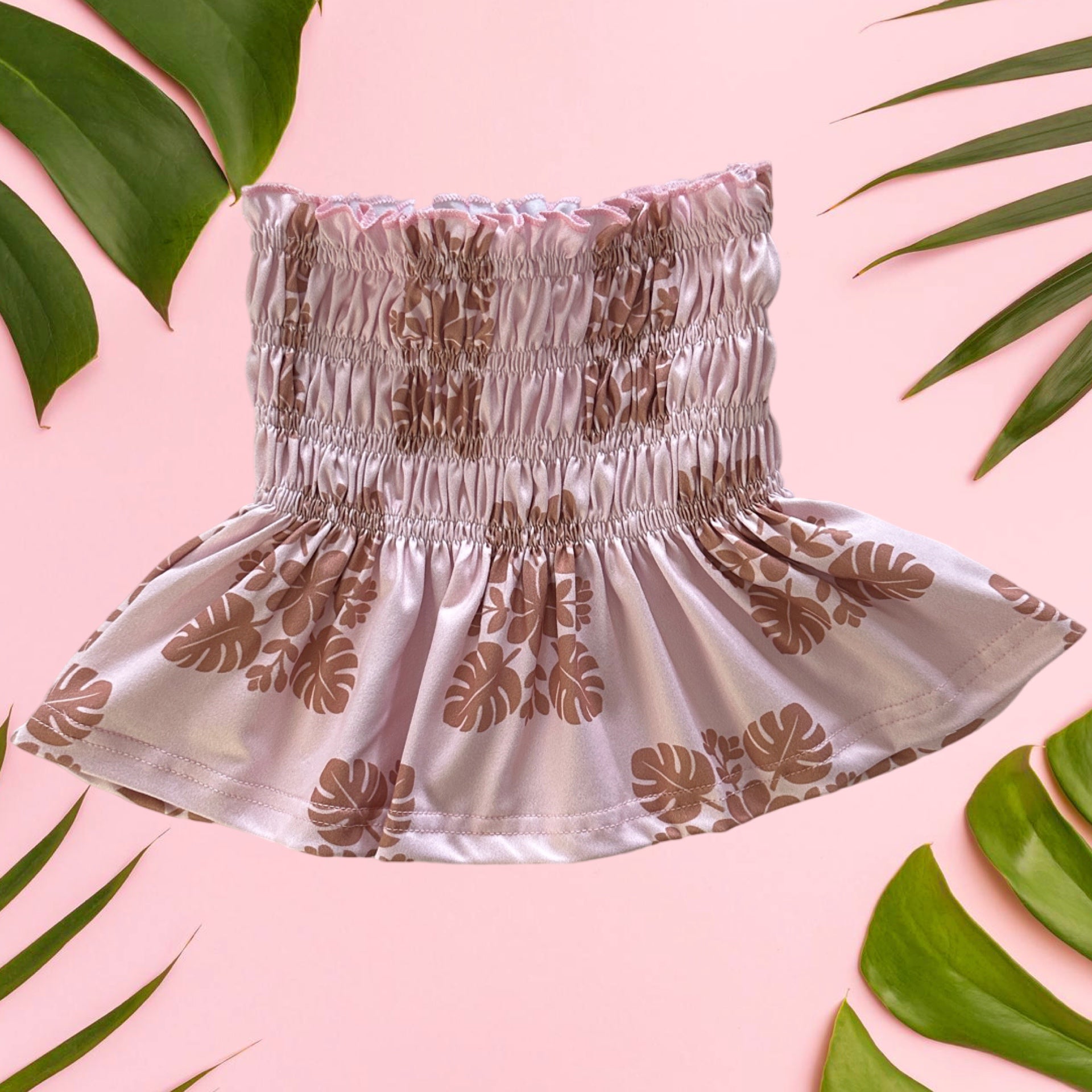 Women's Blush | Heirloom Ka'a Tube Top - Sweet Sweet Honey Hawaii