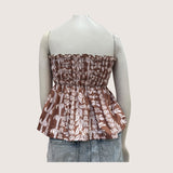 Women's Brown Lei Ka'a Tube Top - Sweet Sweet Honey Hawaii
