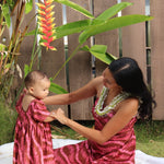 Women's Brown Lei Puakenikeni Tube top Maxi Dress - Sweet Sweet Honey Hawaii