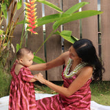Women's Brown Lei Puakenikeni Tube top Maxi Dress - Sweet Sweet Honey Hawaii