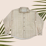 Women's Cream Denim Quilt Jacket - Sweet Sweet Honey Hawaii