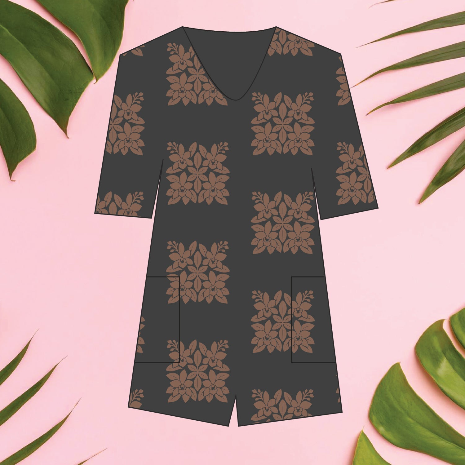 Women's Midnight | Heirloom Tee Romper - Sweet Sweet Honey Hawaii