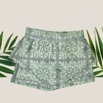 Women's Olive Green Quilt Julia Skort - Sweet Sweet Honey Hawaii