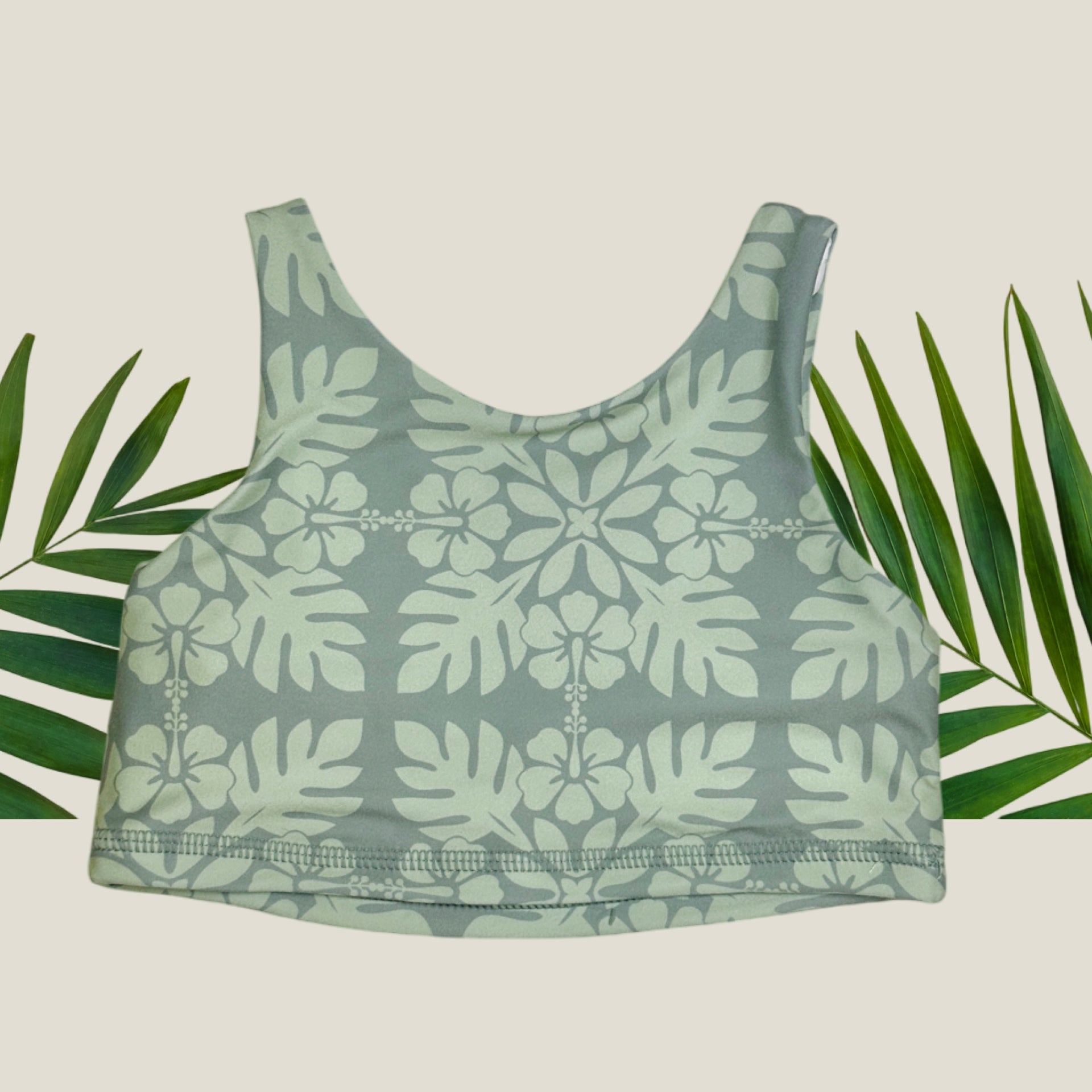 Women's Olive Green Quilt Julia Top - Sweet Sweet Honey Hawaii