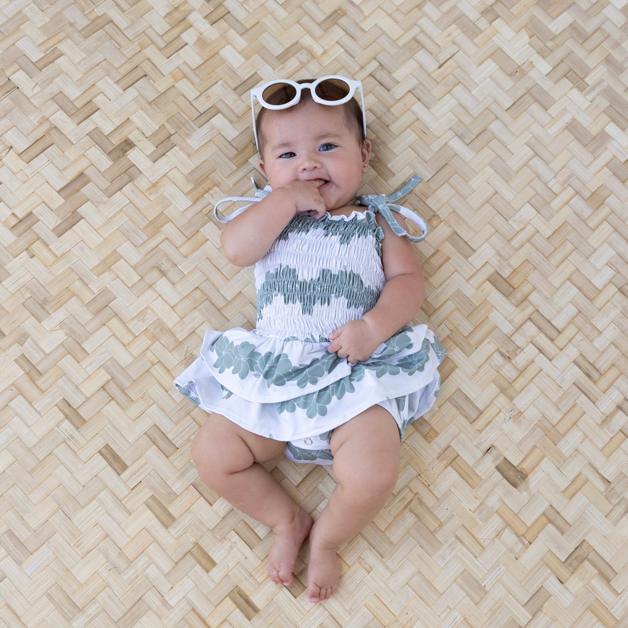 Blush | Heirloom Melody Romper - Sweet Sweet Honey Hawaii